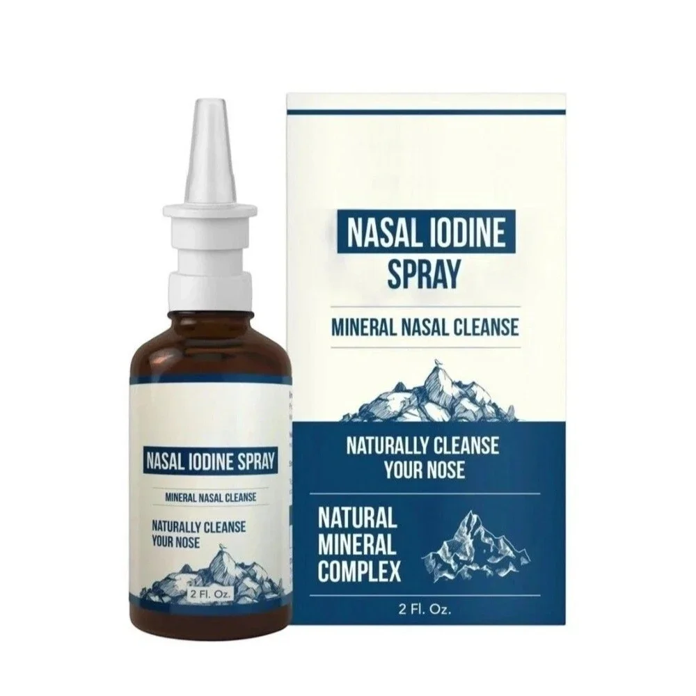 Nasomin Nasal Iodine Spray | Immunity Support Mineral Nasal Cleanse 2oz